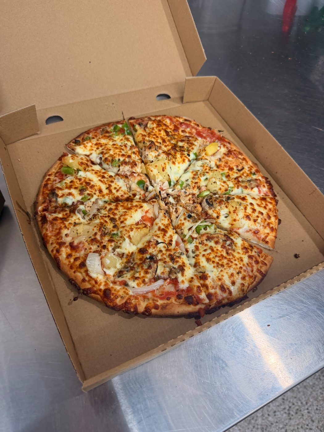 Halloumiz pizza